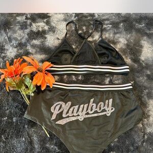VINTAGE PLAYBOY BUNNY LINGERIE SET!!!!